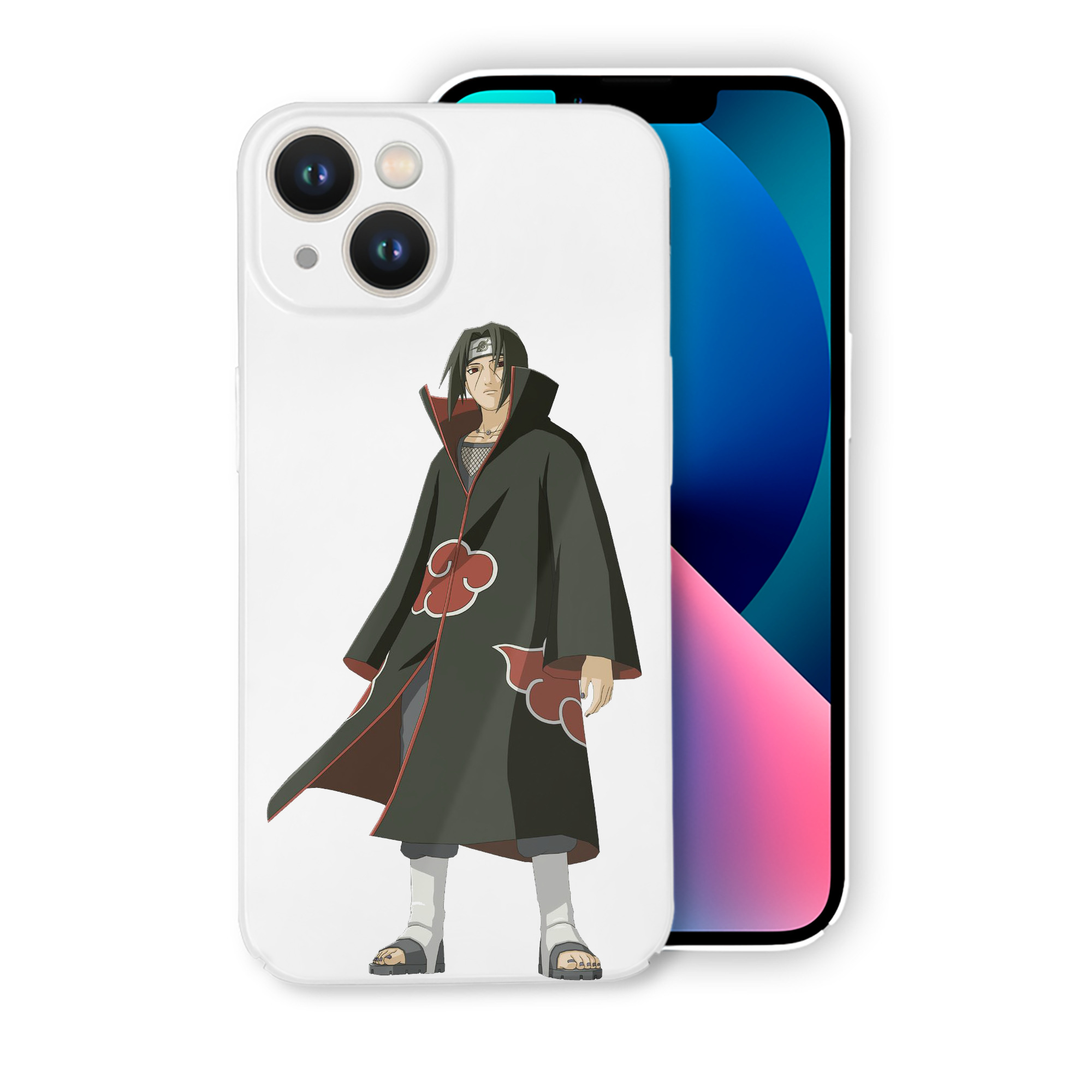 （画像用） NARUTO -ナルト- うちは イタチ Uchiha Itachi 【iPhone 14シリーズ対応】ハードケース